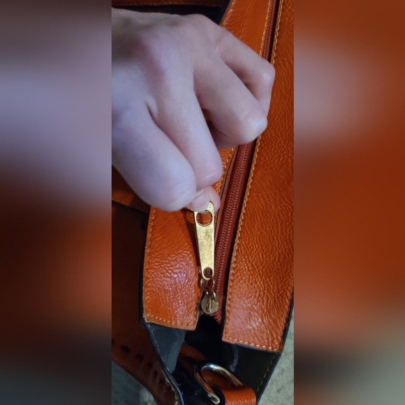 Michael Kors Burnt Orange Tote Style Bag - Picture 8 of 15